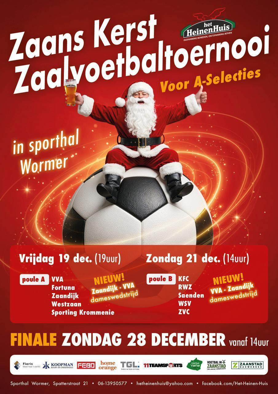 Het Zaans Kerst Zaalvoetbaltoernooi