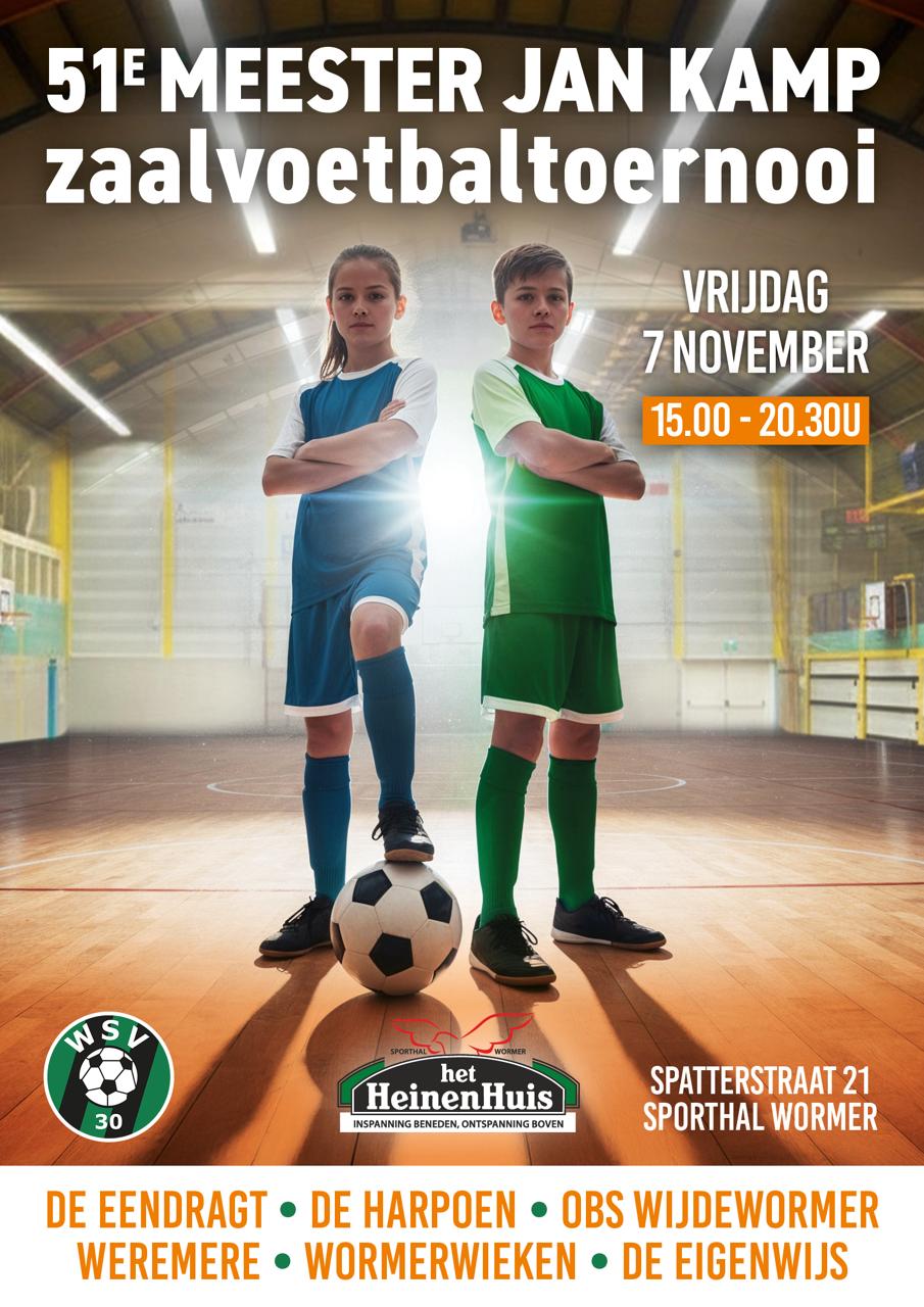 Meester Jan Kamp Zaalvoetbal Toernooi 2025!