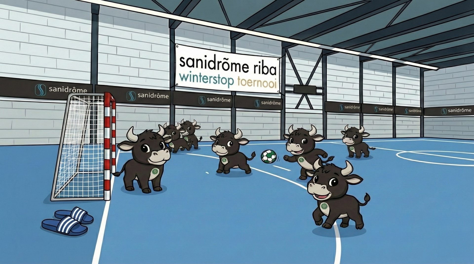 Doelpuntenregen tijdens geslaagd Sanidrõme Riba Winter Stop Toernooi