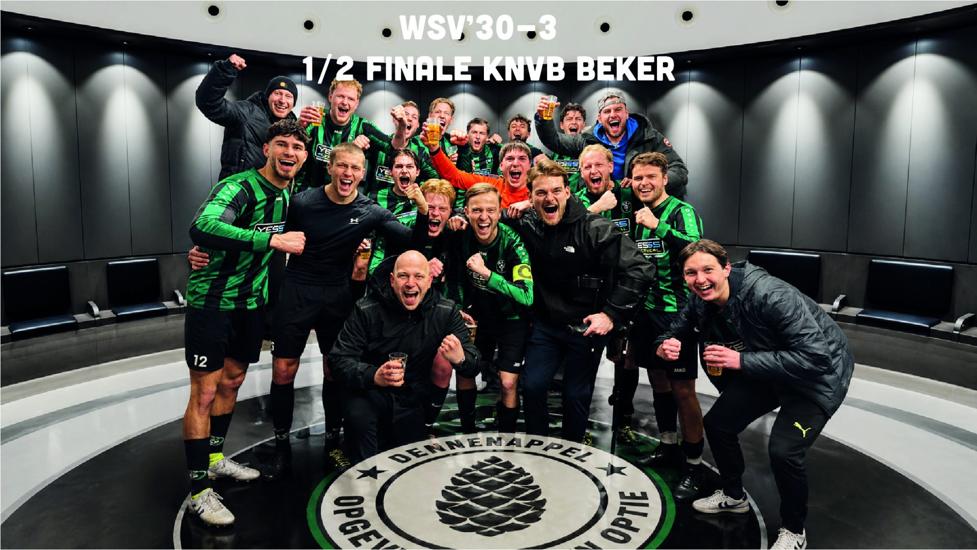 GROEN-ZWARTE LEEUWEN – BEKERSTRIJDERS!